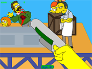 Флеш игра онлайн Гомер убийца Фландерсов 2 / Homer the Flanders Killer 2