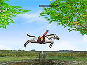 Флеш игра онлайн Лошадь Прыгает / Horse Jumping