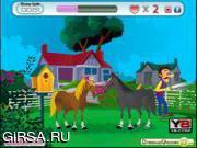 Флеш игра онлайн Лошадь / Horse Kissing 
