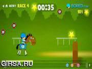Флеш игра онлайн Горсей Гонок / Horsey Races