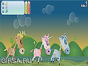 Флеш игра онлайн Horsey участвовать в гонке