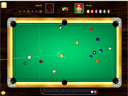 Флеш игра онлайн Hot 8 Balls Billiards PVP 