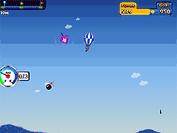 Флеш игра онлайн Полет На Воздушном Шаре / Hot Air Balloon Flight