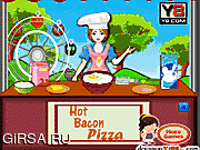 Флеш игра онлайн Горячая пицца с беконом / Hot bacon pizza