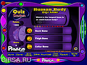 Флеш игра онлайн Викторины Человеческого Тела / Human Body Quizz