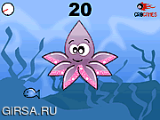 Флеш игра онлайн Голодный восьминог / Hungry Octopus