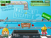 Флеш игра онлайн Рециркулировать школьного двора Huru Humi / Huru Humi Schoolyard Recycling