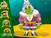 Флеш игра онлайн Shrek and Fiona Wedding Day