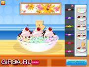 Флеш игра онлайн Украшения мороженого
