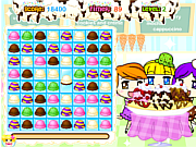 Флеш игра онлайн Мороженое / Ice Cream Shoppe Match 