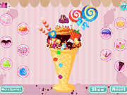 Флеш игра онлайн Украшения Мороженое / Ice Creams Decoration