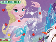 Флеш игра онлайн Ледяная Принцесса Скрытые Сердца