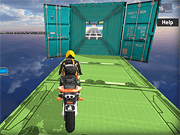 Флеш игра онлайн Невозможно Трюковой Байк 3Д / Impossible Bike Stunt 3D
