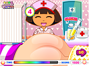 Флеш игра онлайн Лечебные инъекции вместе с Дашей / Injection Learning With Dora