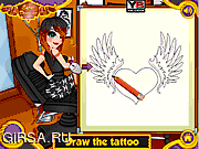 Флеш игра онлайн Тату-салон / Inked Up Tattoo Shop 