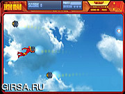 Флеш игра онлайн Железный Человек: Летные Испытания / Iron Man: Flight Test