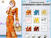 Флеш игра онлайн Исламская Одежда Платье