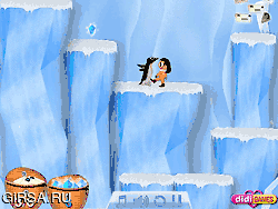 Флеш игра онлайн Jampy-Джейн Ледяной Мир