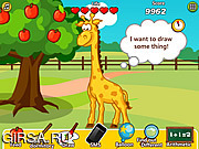 Флеш игра онлайн Молодой жираф заботы / Jane Care Baby Giraffe 