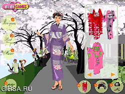 Игра Японское кимоно