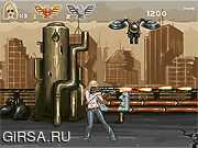 Флеш игра онлайн Джессика против врагов / Jessica Vs Aliens (Demo)