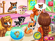 Флеш игра онлайн Джесси зоомагазин / Jessie's Pet Shop