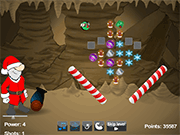 Флеш игра онлайн Жемчужина Добычи Рождество / Jewel Mining Christmas