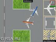 Флеш игра онлайн Припаркуй самолет / JFK Airplane Parking