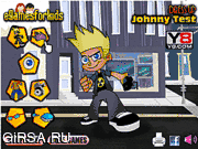 Флеш игра онлайн Наряд для Джони / Johnny Test Dress Up 