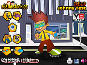 Флеш игра онлайн Наряд для Джонни / Johnny Test Dressup 