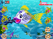 Флеш игра онлайн Наряд для рыбки Джонни / Johnny The Fish Dressup 