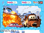 Флеш игра онлайн Jolly Jigsaw - Cars 2 
