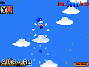 Флеш игра онлайн Прыгай, Соник, прыгай! / Jump Sonic Jump 