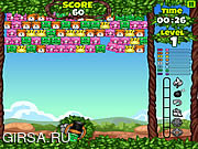 Флеш игра онлайн Подбери пару - джунгли / Jungle Blocks