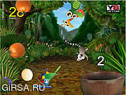 Флеш игра онлайн Корзинка в джунглях