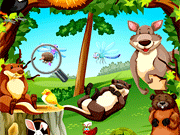 Флеш игра онлайн Джунгли Скрытых Животных / Jungle Hidden Animals