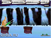 Флеш игра онлайн Jumping Kangaroo