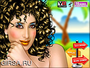 Флеш игра онлайн Макияж для Карины Капур / Kareena Kapoor Bollywood Star Make Up 
