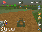 Флеш игра онлайн Ферма Kart