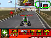 Флеш игра онлайн Картинг Гонки / Kart Race