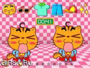Флеш игра онлайн Одевалки / Keke Cat Dress Up
