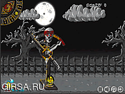 Флеш игра онлайн Kicking Zombie Heads