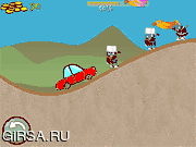 Флеш игра онлайн Детские Автомобили, Работающие Над Зомби