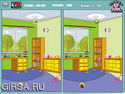 Флеш игра онлайн Найти отличия - Детская комната