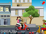 Флеш игра онлайн Езда поцелуя / Kiss Ride