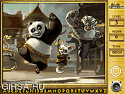 Игра Кунг-фу Панда - скрытые буквы