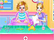 Флеш игра онлайн Labonita медсестра и уходу за ребенком