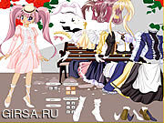 Флеш игра онлайн Lady Anime Dress Up