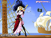 Флеш игра онлайн Lady Pirate
