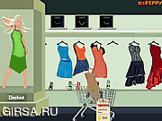 Флеш игра онлайн Shop N Dress Food Roll Game: Latin Dance Dress